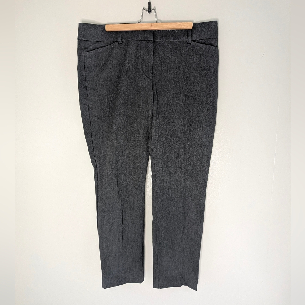 NWT Loft Gray Curvy Skinny Ankle Pant